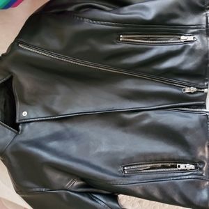 Gap faux leather jacket